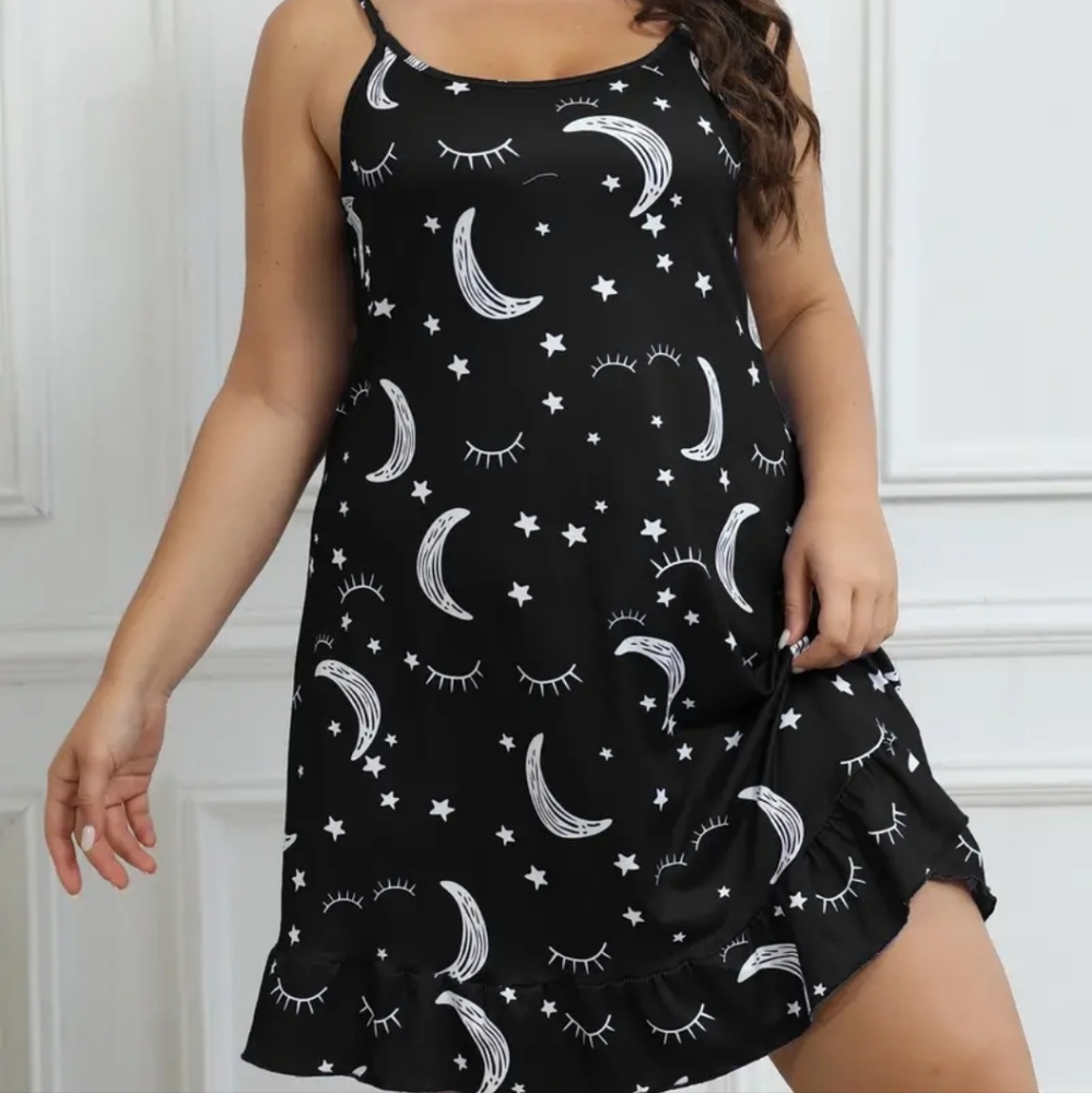 PLUS SIZE NIGHT GOWN - Picture 4 of 5